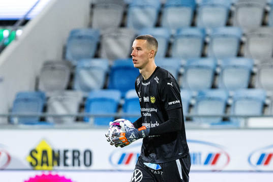 Mjällbys målvakt Samuel Brolin