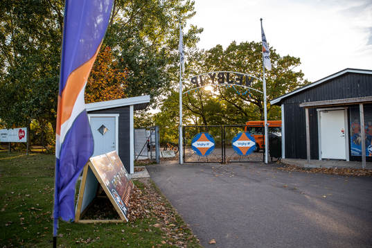 Interiör av Vejby idrottsplats