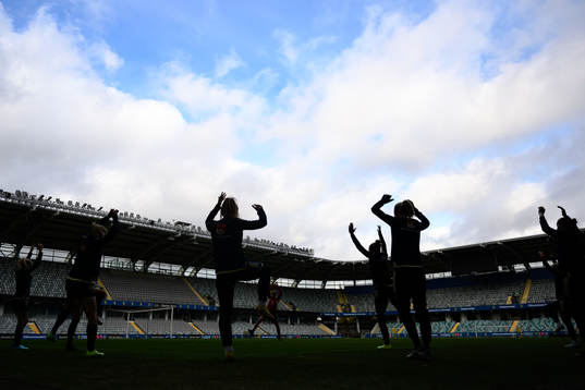 Players of the Swedish women's national football team