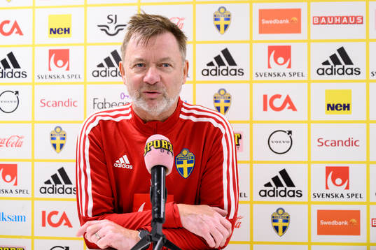 Head coach Peter Gerhardsson of the Swedish women's