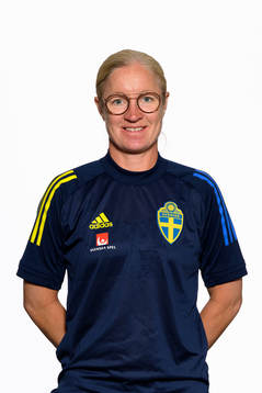 Victoria Sandell, assistant coach of the Swedish women's