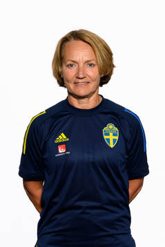 Annica Näsmark, physio of the Swedish women's national