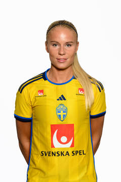 Stina Lennartsson of the Swedish women's national football