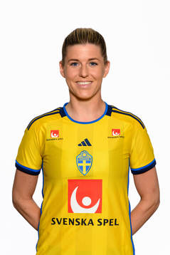 Olivia Schough of the Swedish women's national football