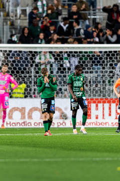 Varbergs Oliver Alfonsi och Gideon Mensah deppar