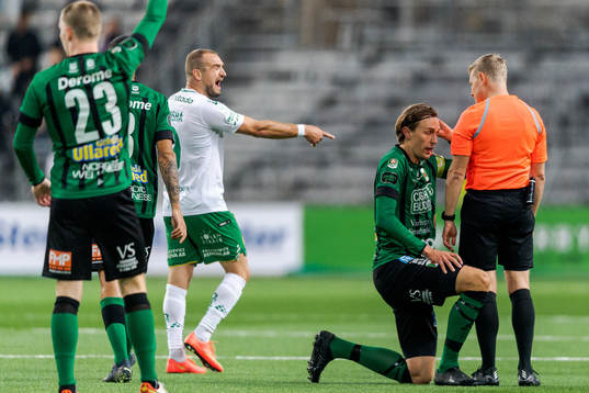 Hammarbys Veton Berisha reagerar på domslut och Varbergs