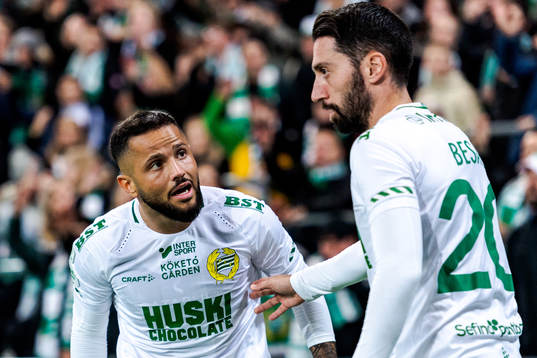 Hammarbys Mohanad Jeahze och Nahir Besara