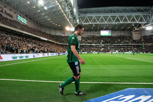 Varbergs Robin Tranberg deppar