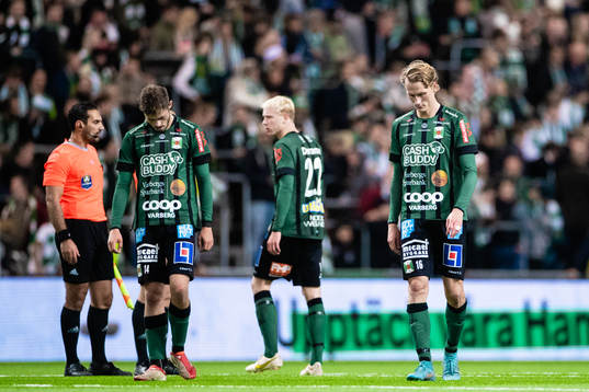 Varbergs Alexander Johansson och Oliver Alfonsi deppar