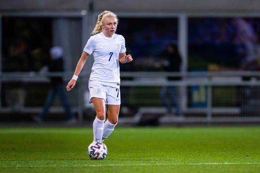 Katie Robinson of England