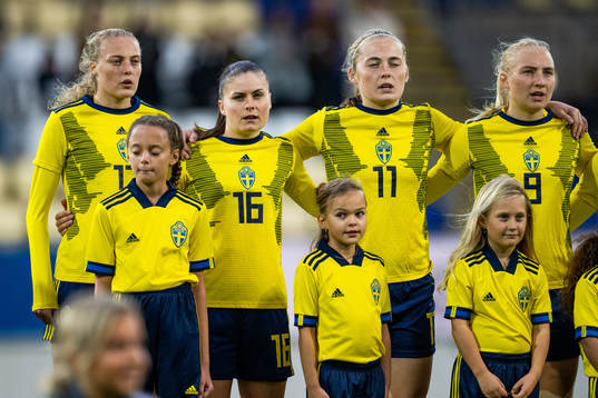Elma Junttila Nelhage, Hanna Wijk, Paulina Nyström and