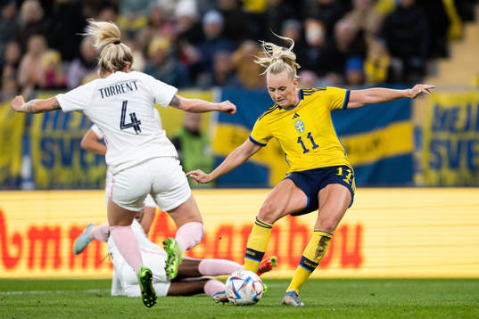Stina Blackstenius of Sweden