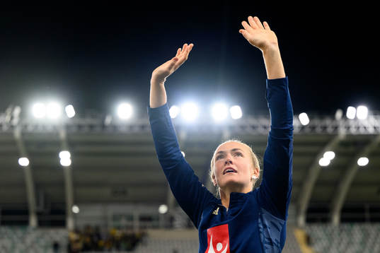 Magdalena Eriksson of Sweden celebrates