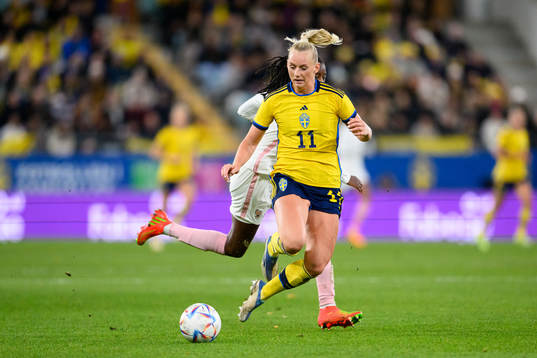 Stina Blackstenius of Sweden
