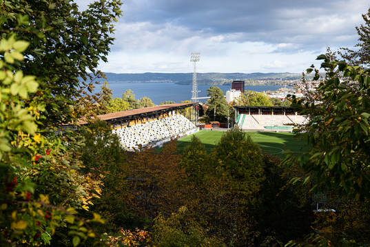 Vy över Stadsparksvallen