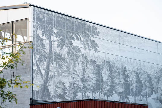 Läktare utifrån på Stadsparksvallen