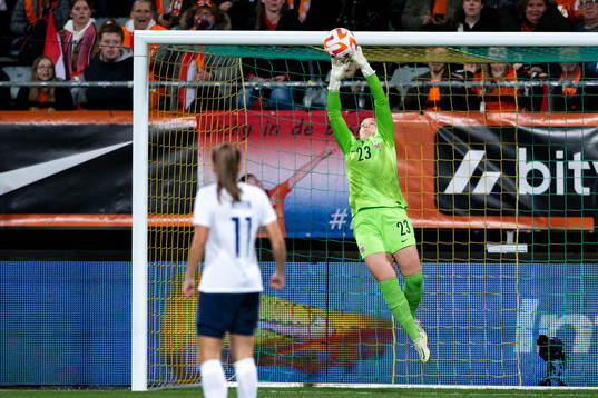 Goalkeeper Aurora Mikalsen of Norway
