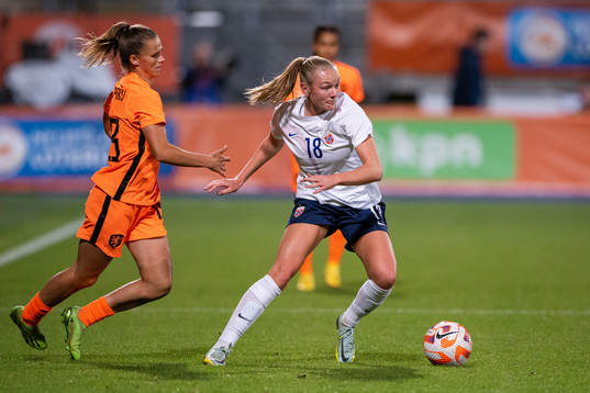 Kerstin Casparij of Netherlands and Frida Maanum of Norway