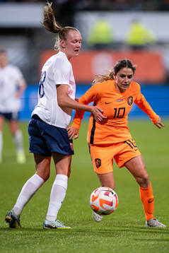 Frida Maanum of Norway and Danielle van de Donk of