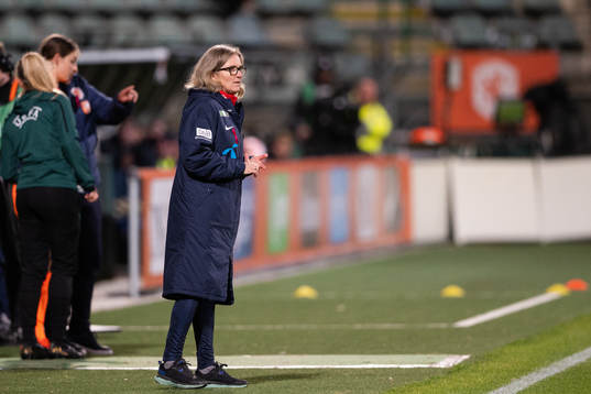 Head coach Hege Riise of Norway