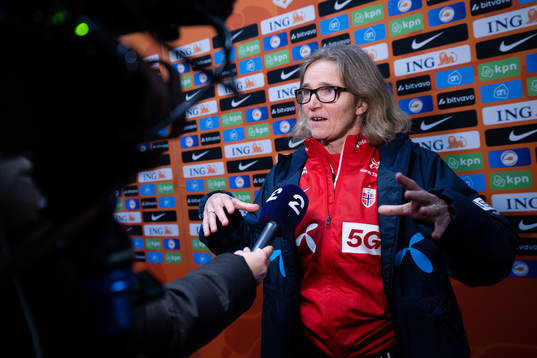 Head coach Hege Riise of Norway