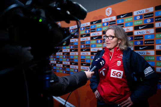 Head coach Hege Riise of Norway