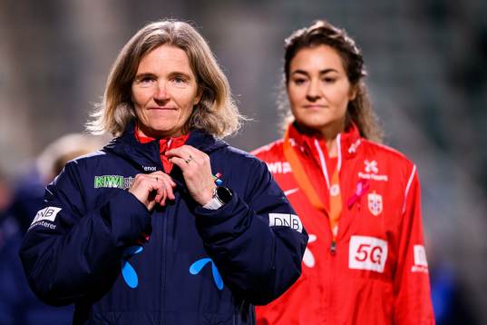 Head coach Hege Riise of Norway