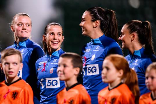 Mathilde Harviken, Tuva Hansen and Ingrid Syrstad Engen of