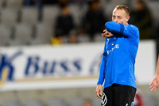 Halmstads Joel Allansson deppar