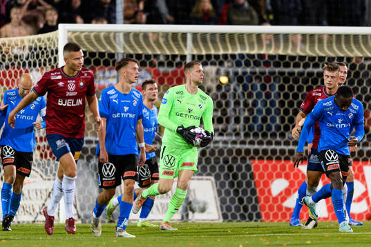Halmstads målvakt Malkolm Nilsson Säfqvist