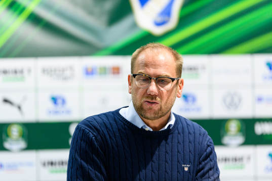 Halmstads tränare Magnus Haglund