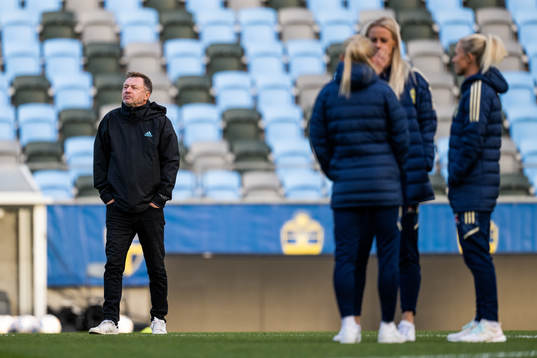Head coach Peter Gerhardsson of Sweden