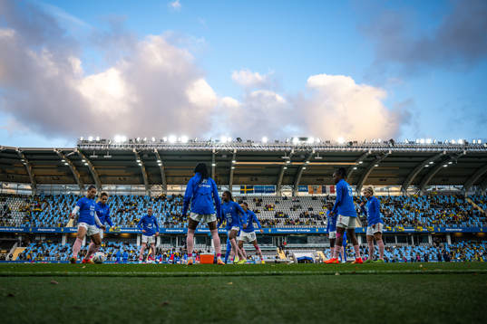 Players of France at warm up