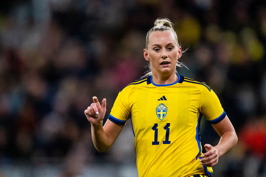 Stina Blackstenius of Sweden