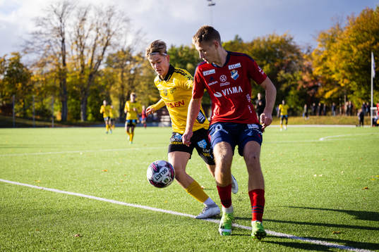 Elfsborgs Viktor Nylén och Östers André Gustafson