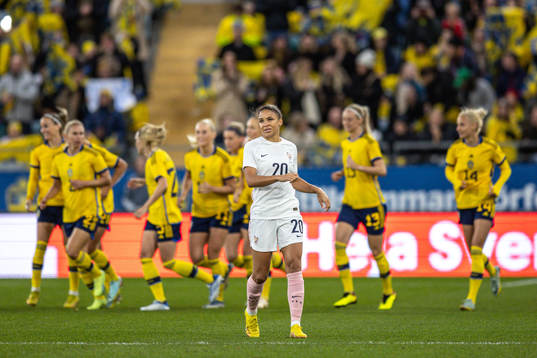 Delphine Cascarino of France  looks dejected
