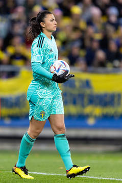 Goalkeeper Zecira Musovic of Sweden