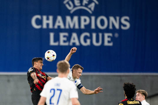Rodri of Man City and Viktor Claesson of Copenhagen