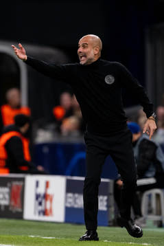 Head coach Pep Guardiola of Man City