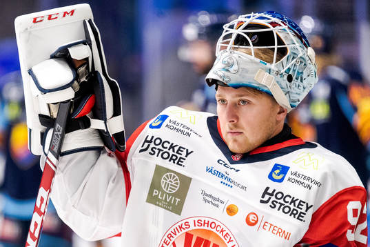 Västerviks målvakt Edvin Olofsson