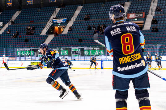 Djurgårdens Alexander Ytterell och Linus Arnesson