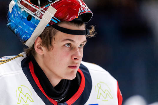 Västerviks målvakt Elliot Skill
