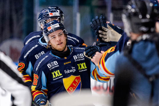 Djurgårdens Emil Berglund jublar
