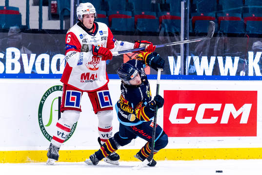 Västerviks Daniel Brickley och Djurgårdens Emil Berglund