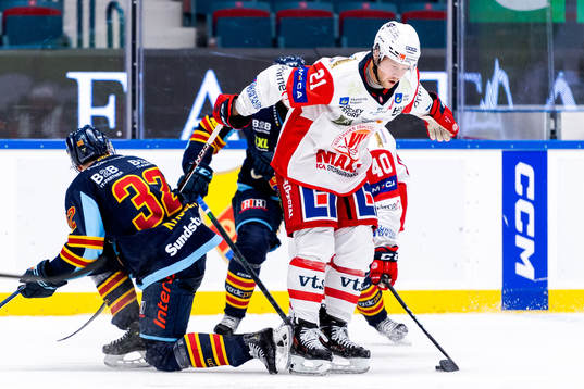 Djurgårdens Marcus Kruger och John Norman mot Västerviks