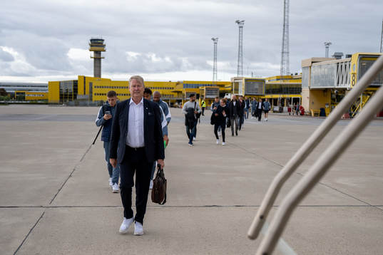 Head coach Åge Hareide of Malmö FF