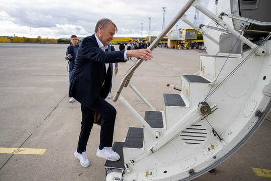 Head coach Åge Hareide of Malmö FF