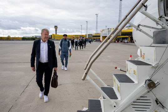 Head coach Åge Hareide of Malmö FF