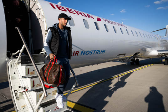 Sergio Pena arrives in Berlin