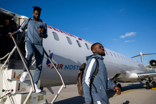 Emmanuel Lomotey and Mohamed Buya Turay arrives in Berlin